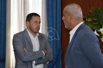 Visita del senador socialista Ramón Morales a Telde (Foto TA)